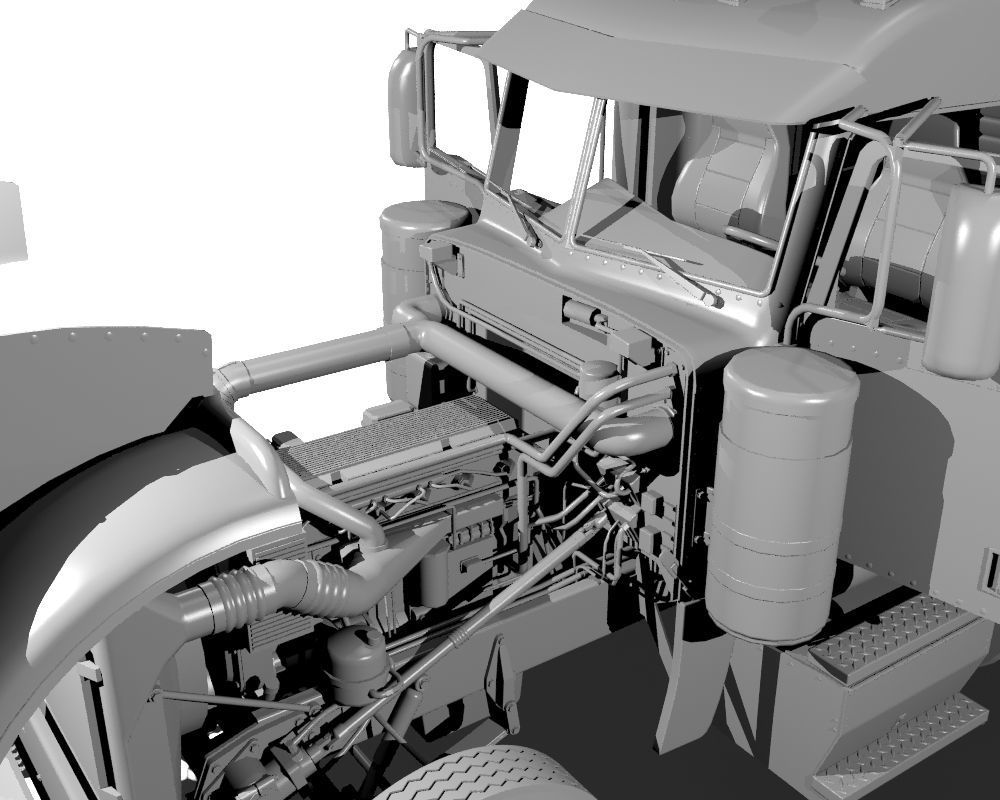 389 Semi Truck 3D model_15