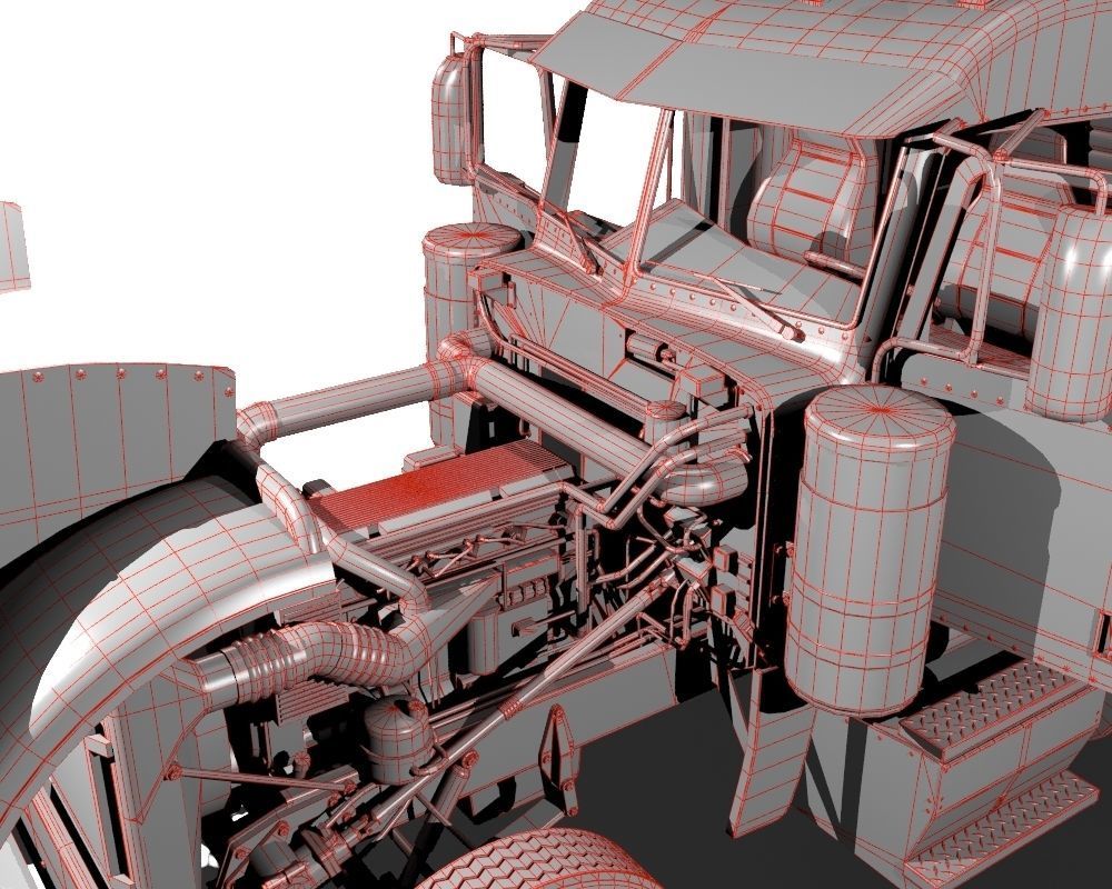 389 Semi Truck 3D model_25