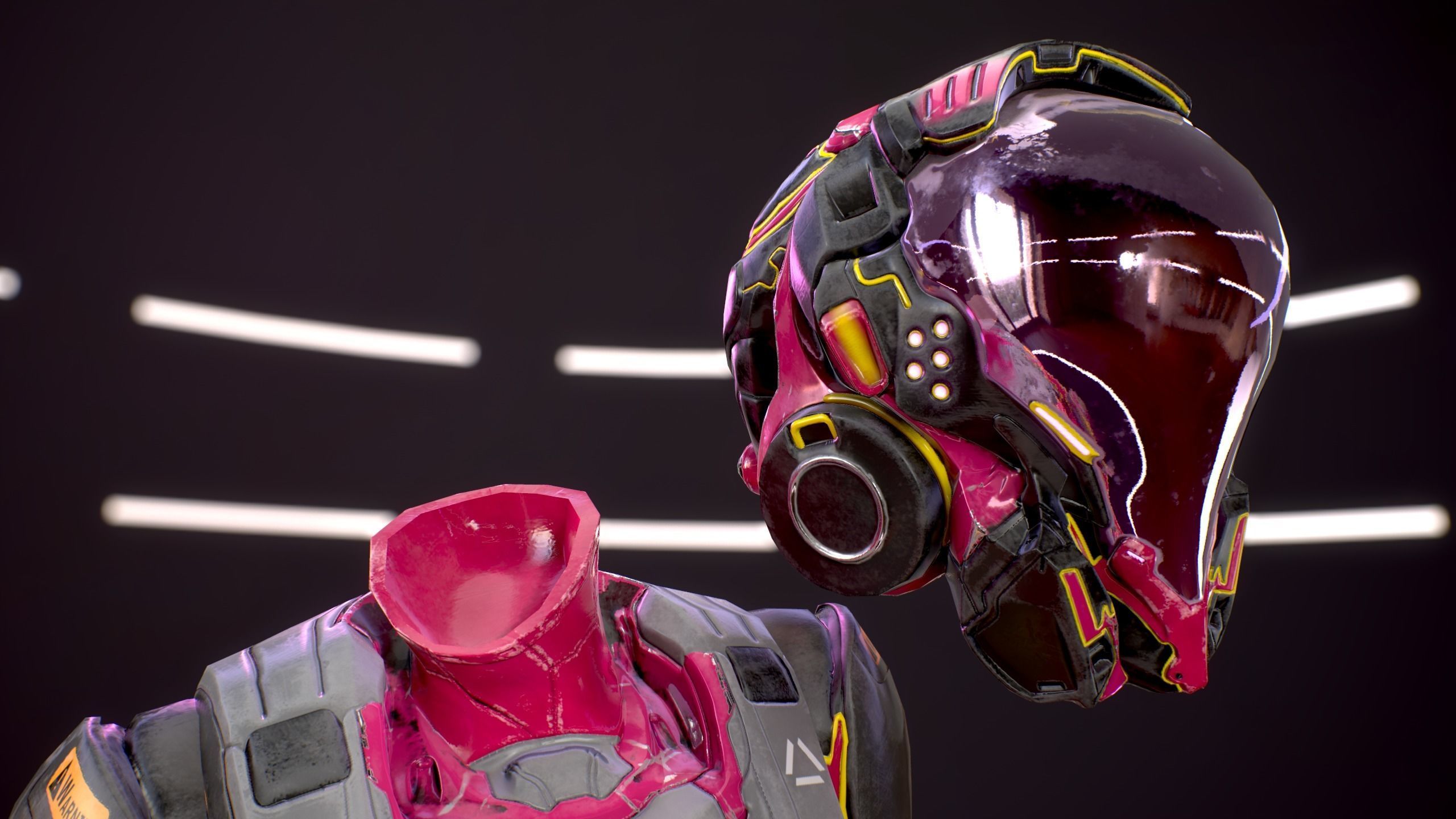 Armors Bundle 2 Low-poly 3D model_16