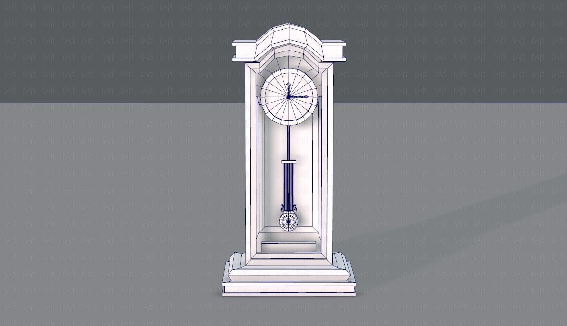 Furniture set for game Low-poly 3D model_20