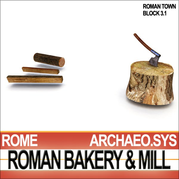 Roman Town Bakery Mill 3 1 3D model_17