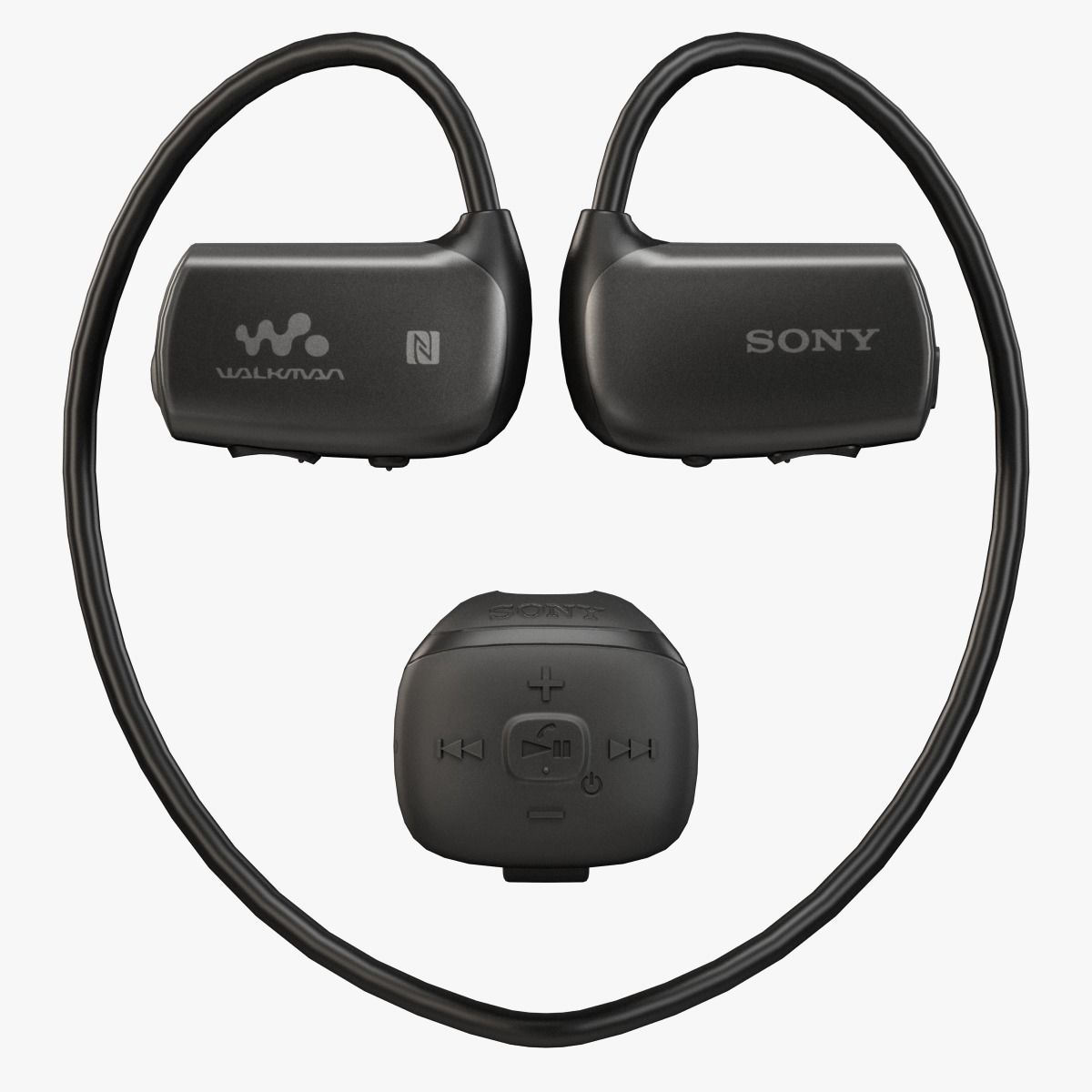 3D model Sony Walkman NWZWS613 bluetooth sports wearable mp3 player VR / AR / lowpoly CGTrader