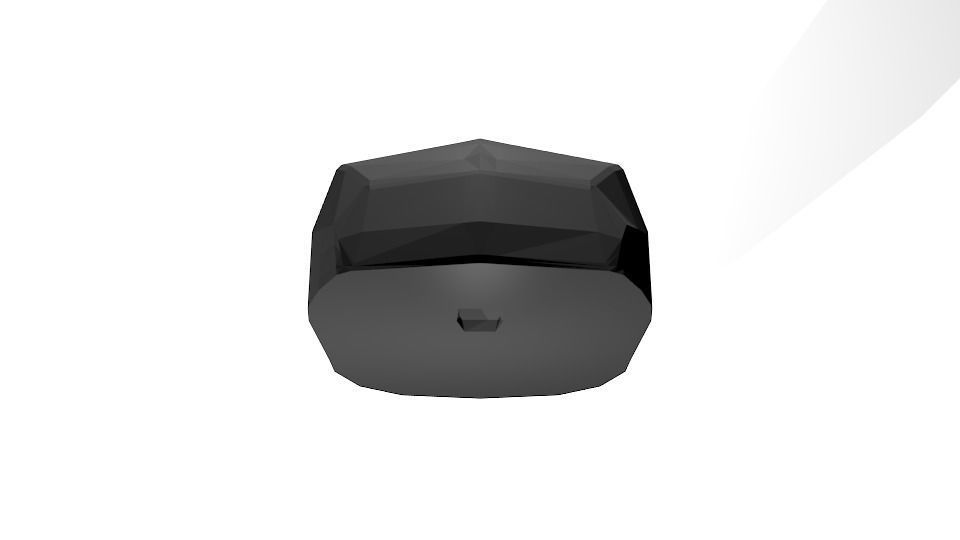 LowPoly Mouse computer Free low-poly 3D model_2