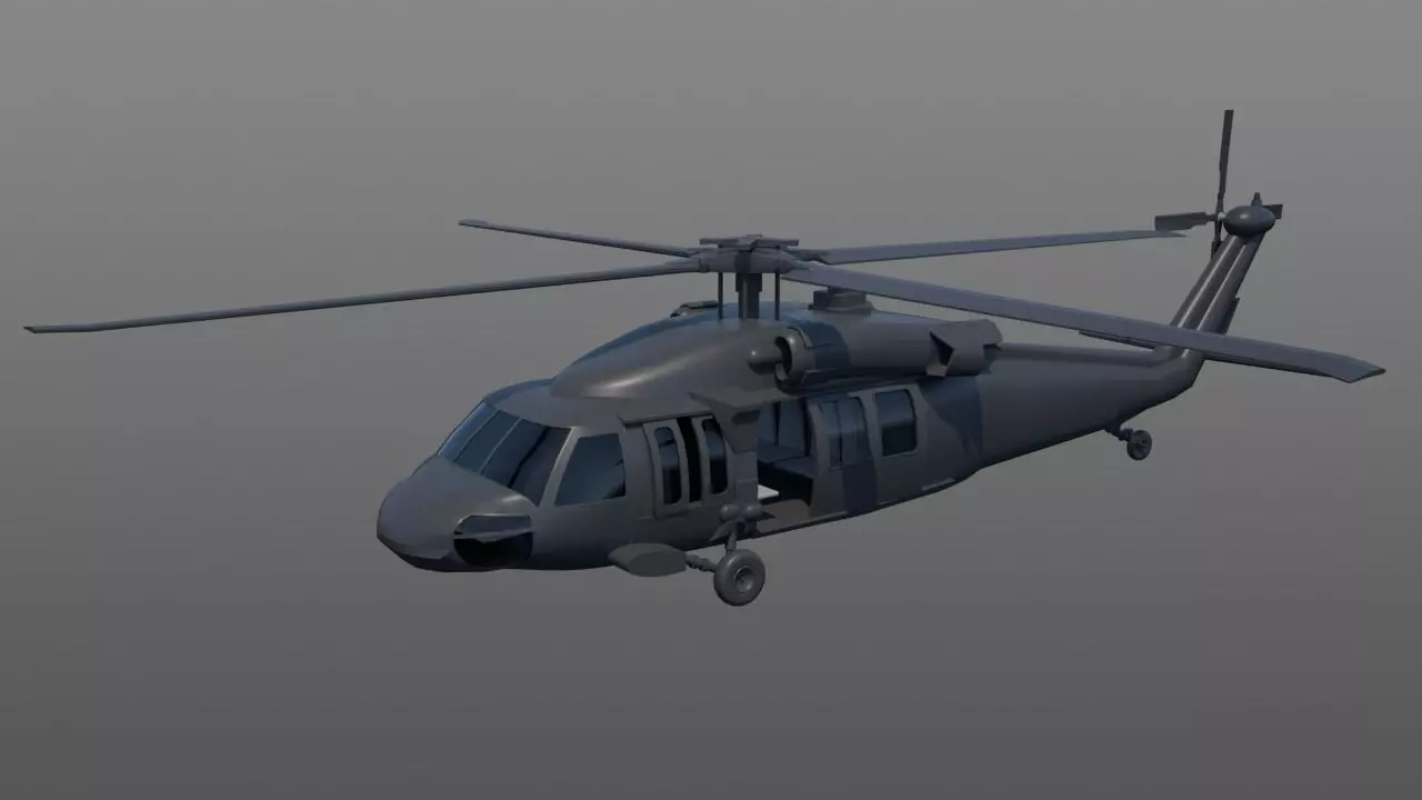 UH-60 Black Hawk 3D model_0