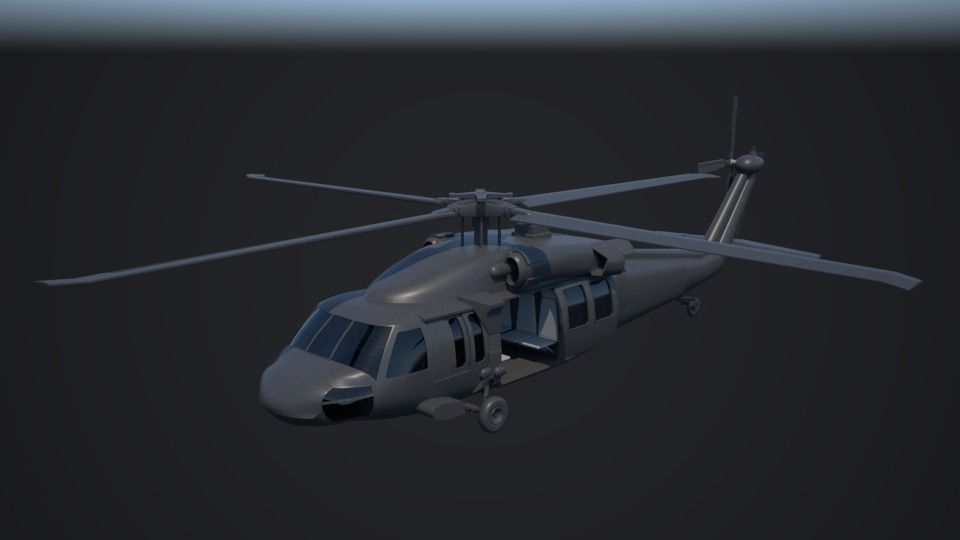UH-60 Black Hawk 3D model_1