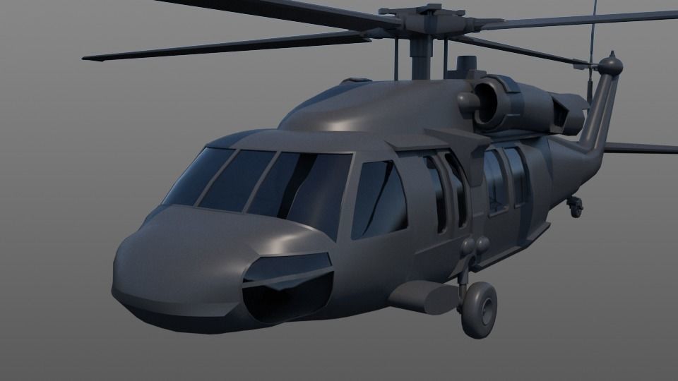 UH-60 Black Hawk 3D model_4