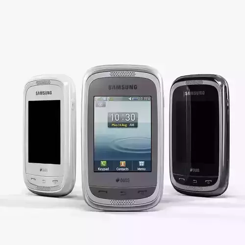Samsung C3262 Champ Neo DUOS Low-poly 3D model