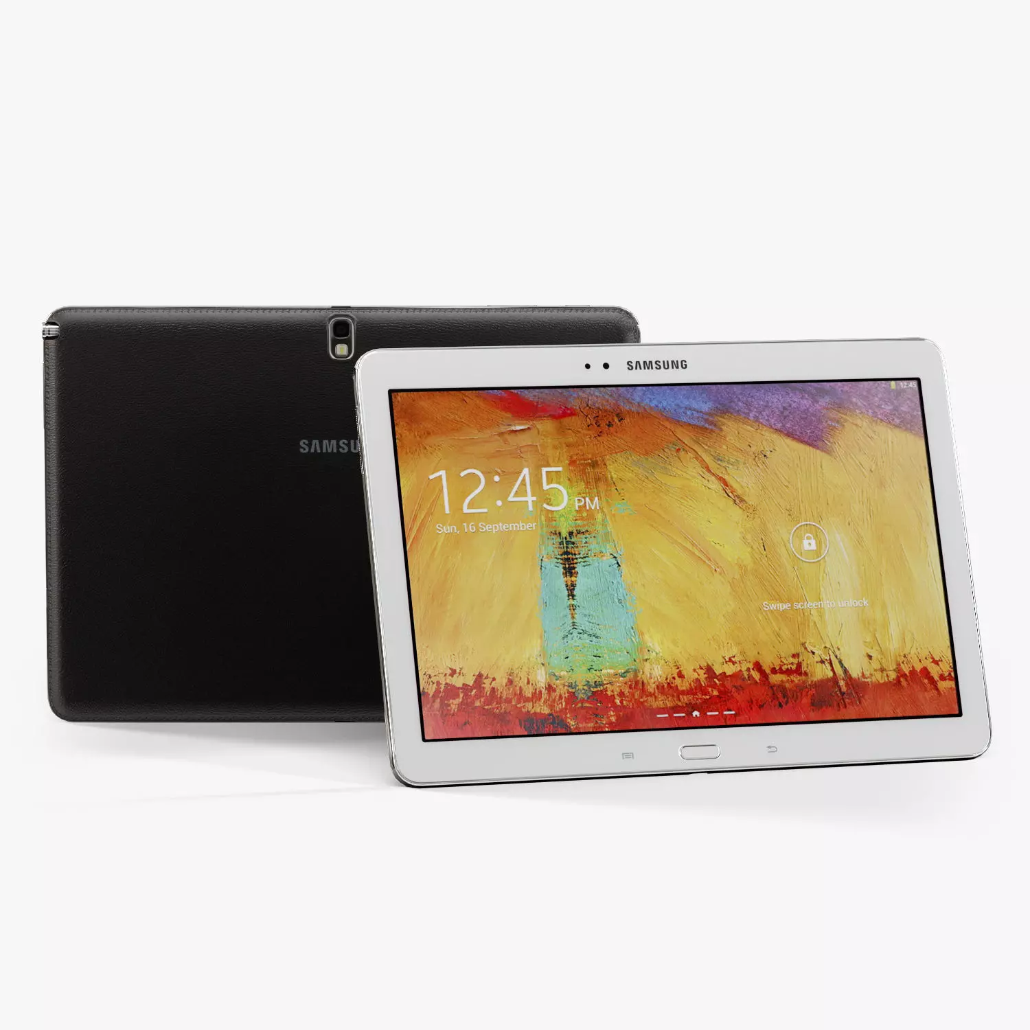 Samsung Galaxy Note 10-1 tablet Low-poly 3D model_0