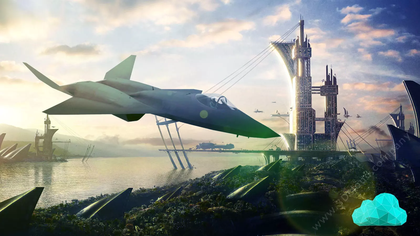 Blackwidow II Low-poly 3D model_0