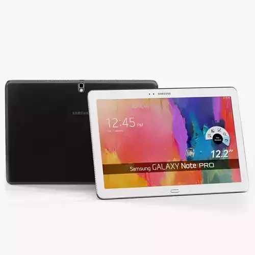 Samsung Galaxy Tab Pro 12-2 tablet Low-poly 3D model