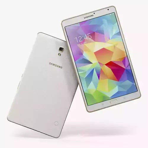 Samsung Galaxy Tab S 8-4 tablet Low-poly 3D model