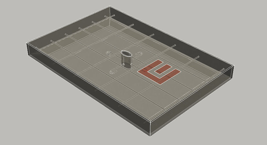 Cable shaft cover Free 3D model