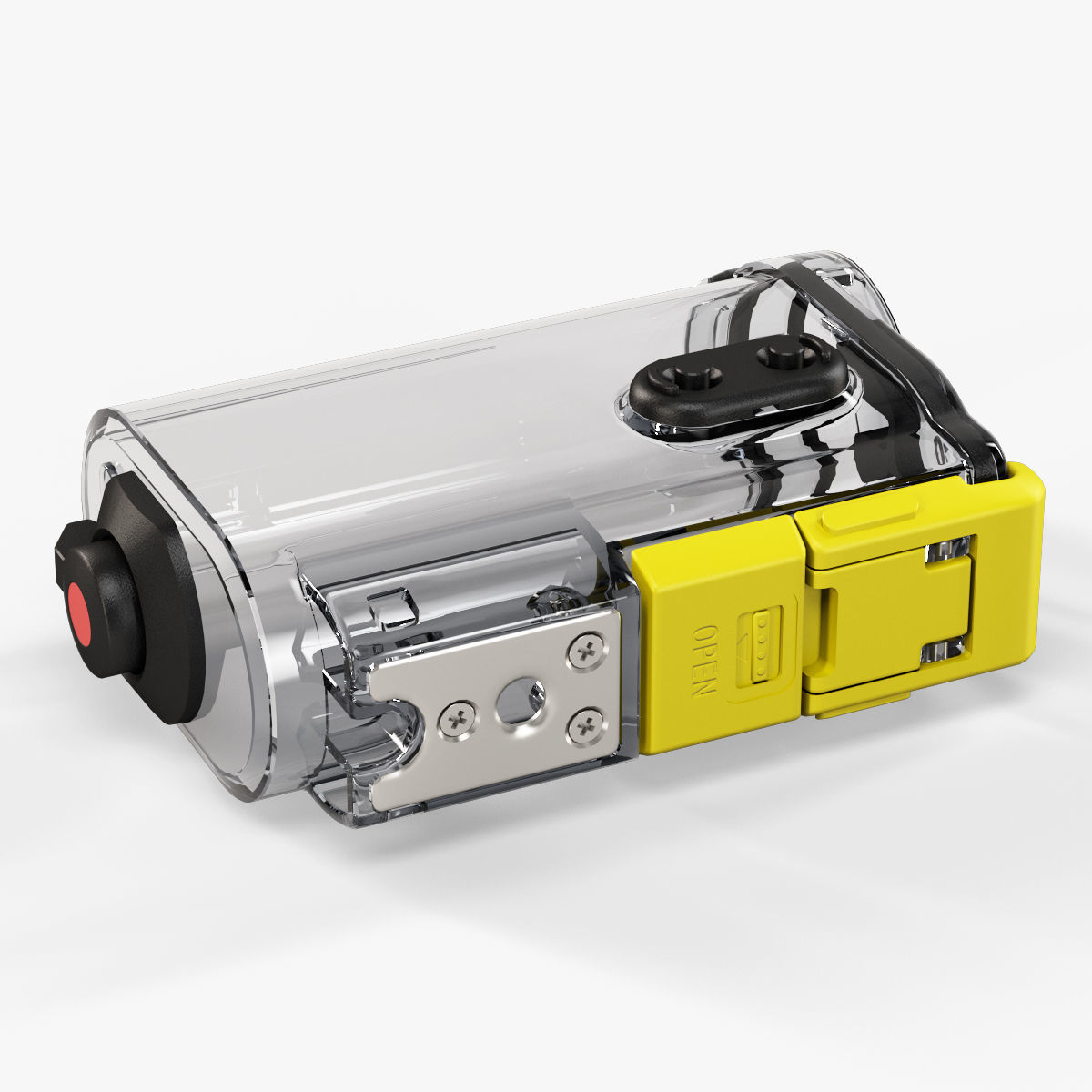 Sony SPK-AS2 Case for HDR-AS100V action camera Low-poly 3D model_8