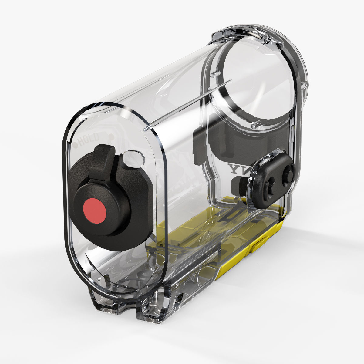 Sony SPK-AS2 Case for HDR-AS100V action camera Low-poly 3D model_6