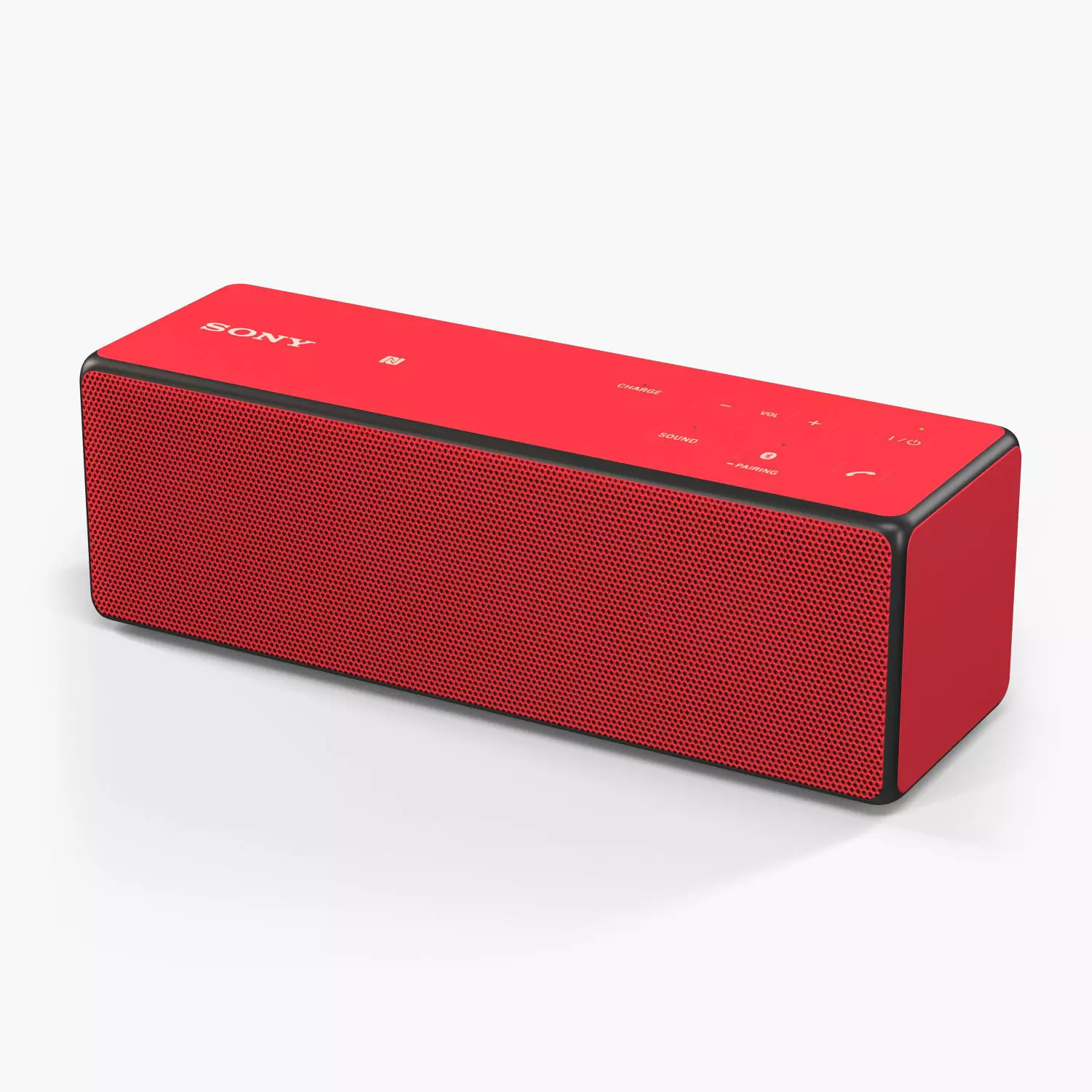 Sony SRS-X33 portable bluetooth speaker Low-poly 3D model_0