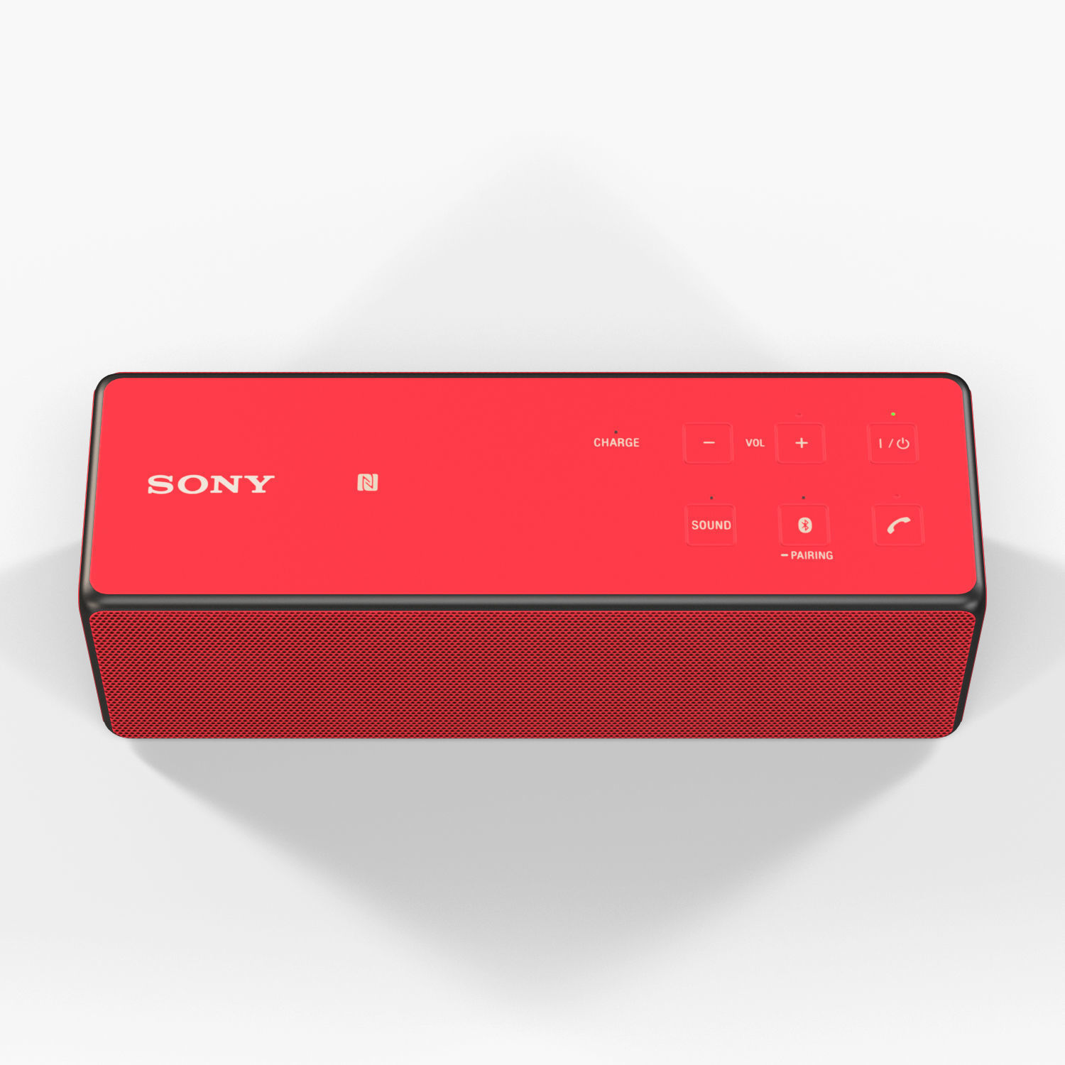 Sony SRS-X33 portable bluetooth speaker Low-poly 3D model_8
