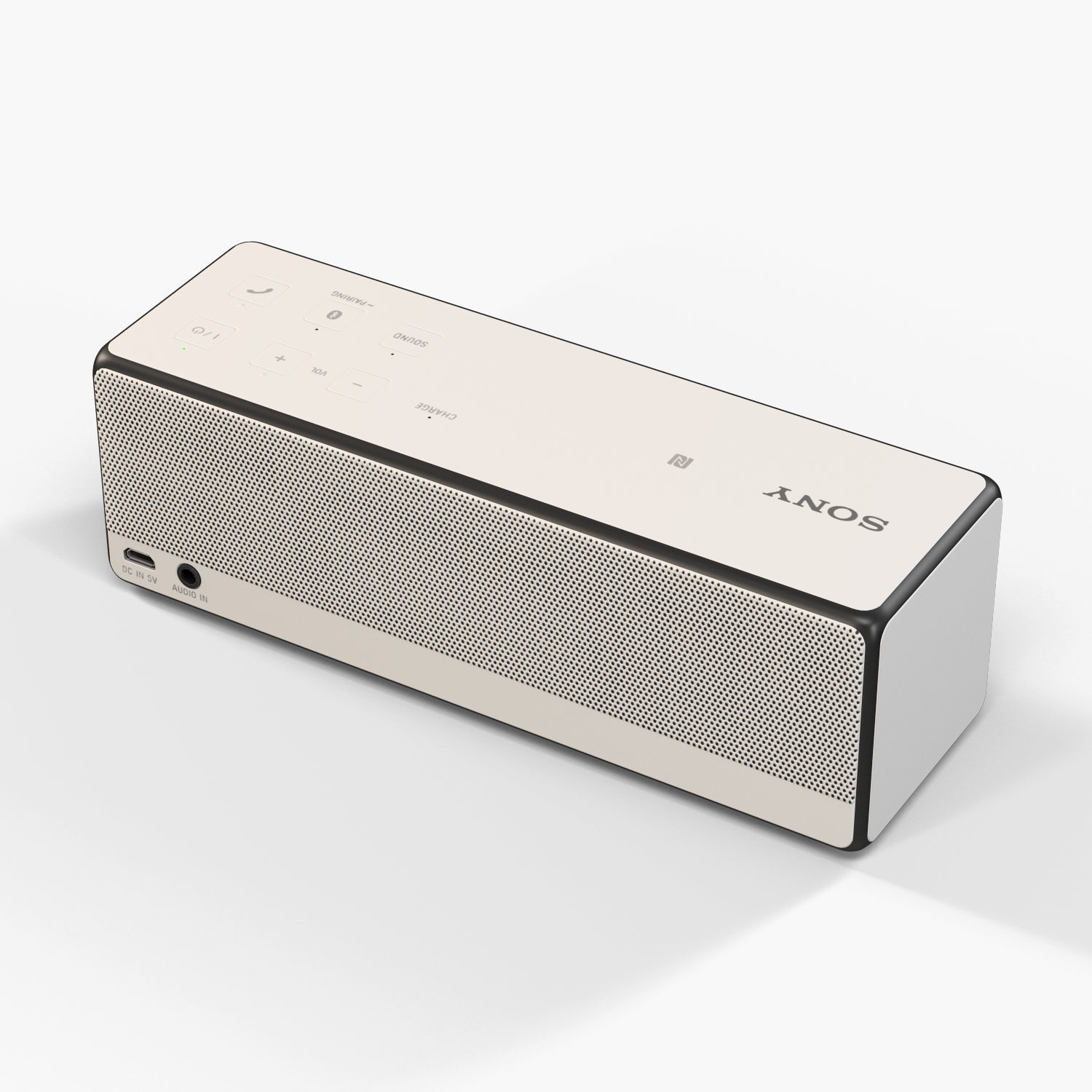 Sony SRS-X33 portable bluetooth speaker Low-poly 3D model_22