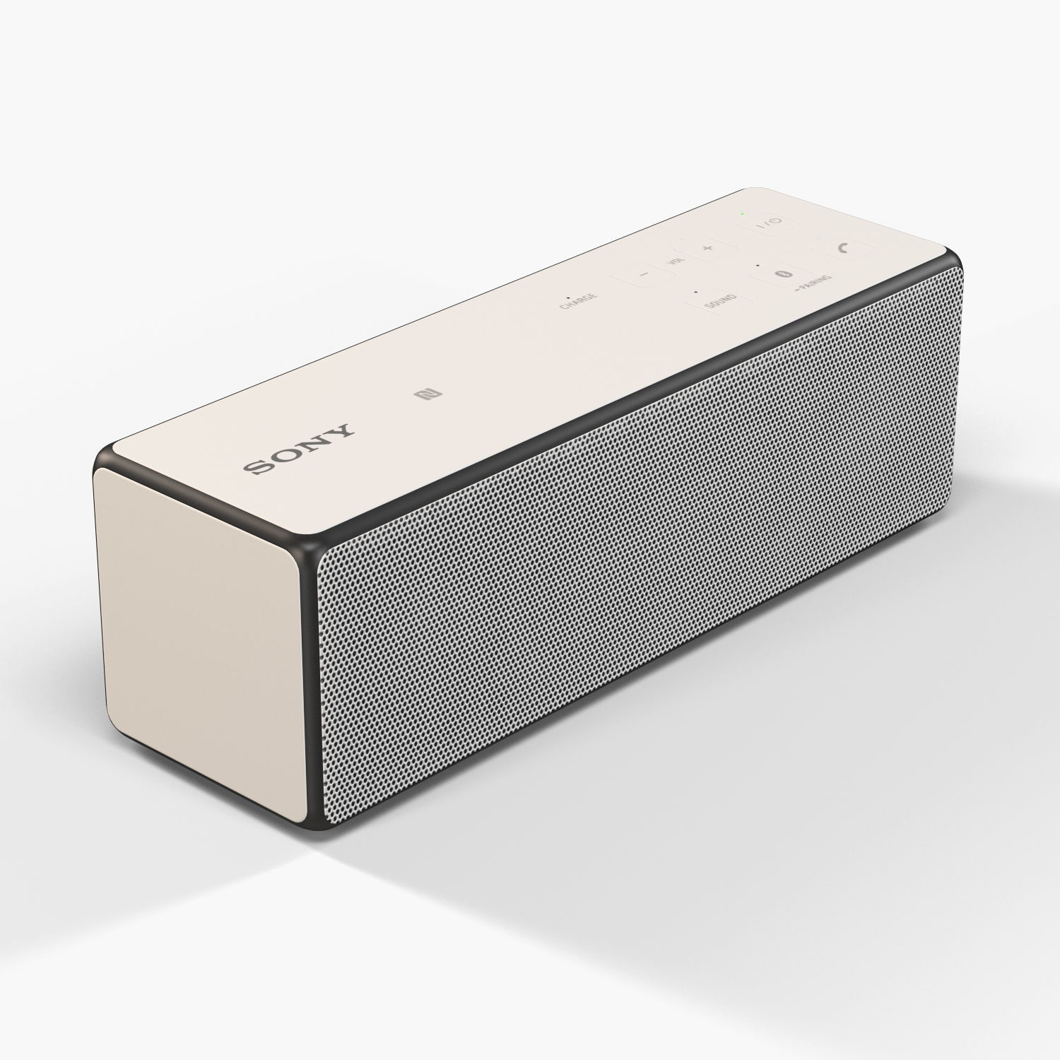 Sony SRS-X33 portable bluetooth speaker Low-poly 3D model_21