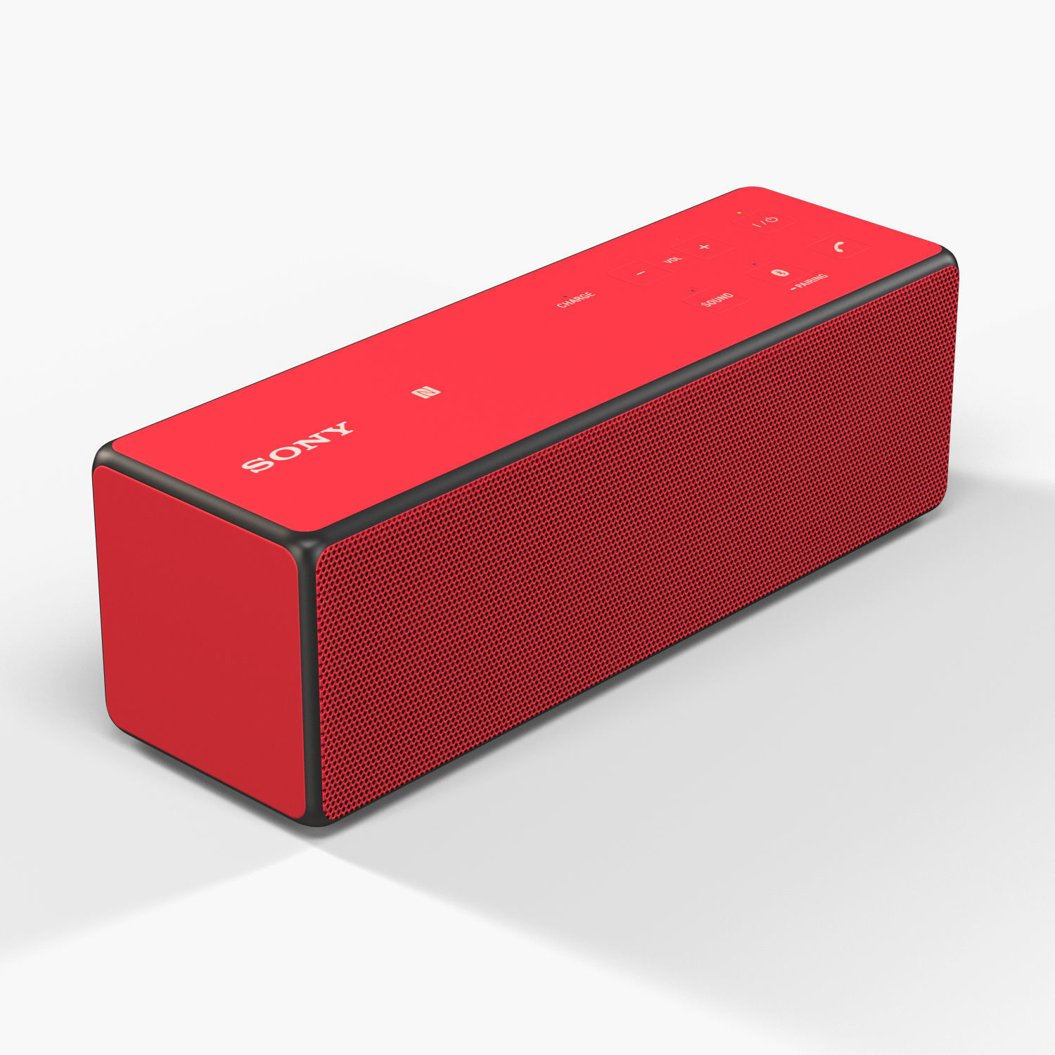 Sony SRS-X33 portable bluetooth speaker Low-poly 3D model_4