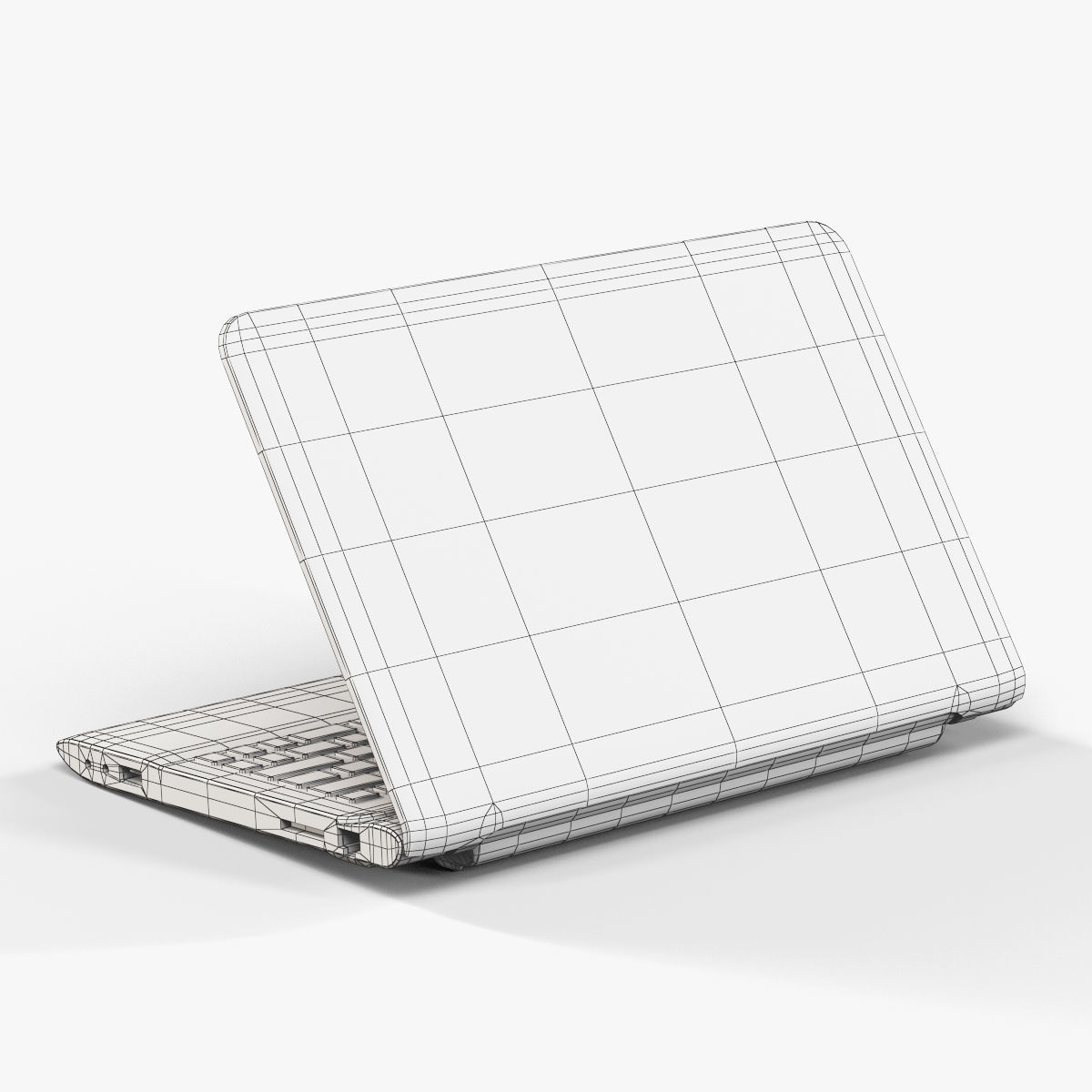 Sony VAIO SVE1112M1R-B laptop Low-poly 3D model_15