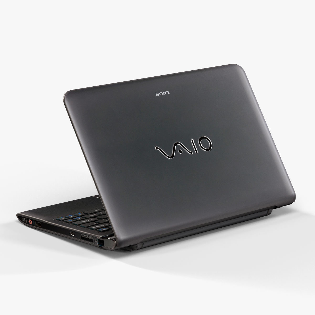 Sony VAIO SVE1112M1R-B laptop Low-poly 3D model_7