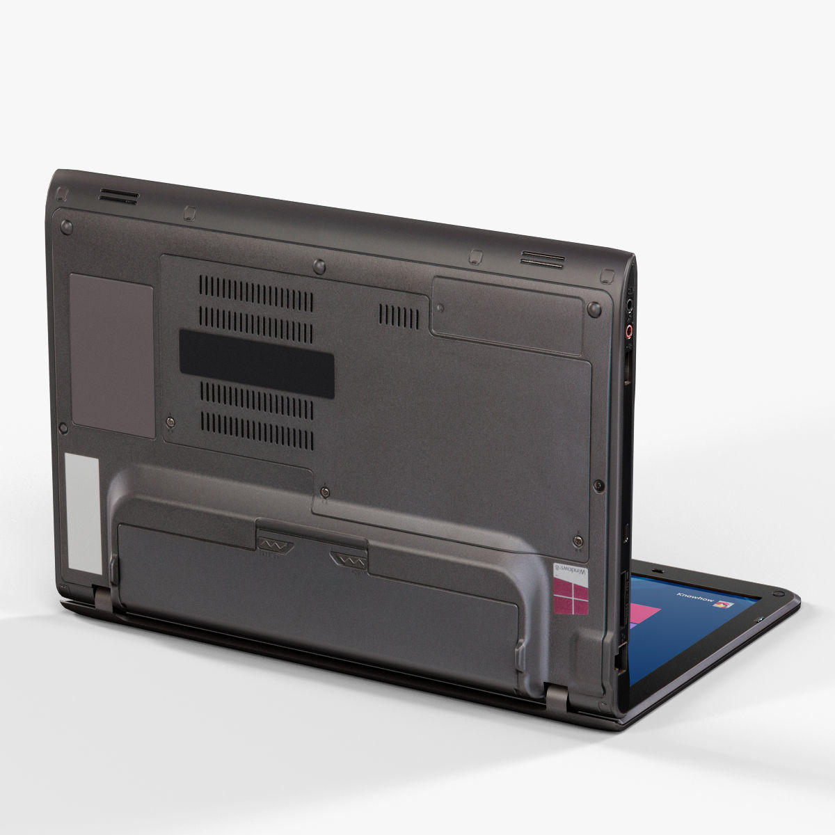 Sony VAIO SVE1112M1R-B laptop Low-poly 3D model_11