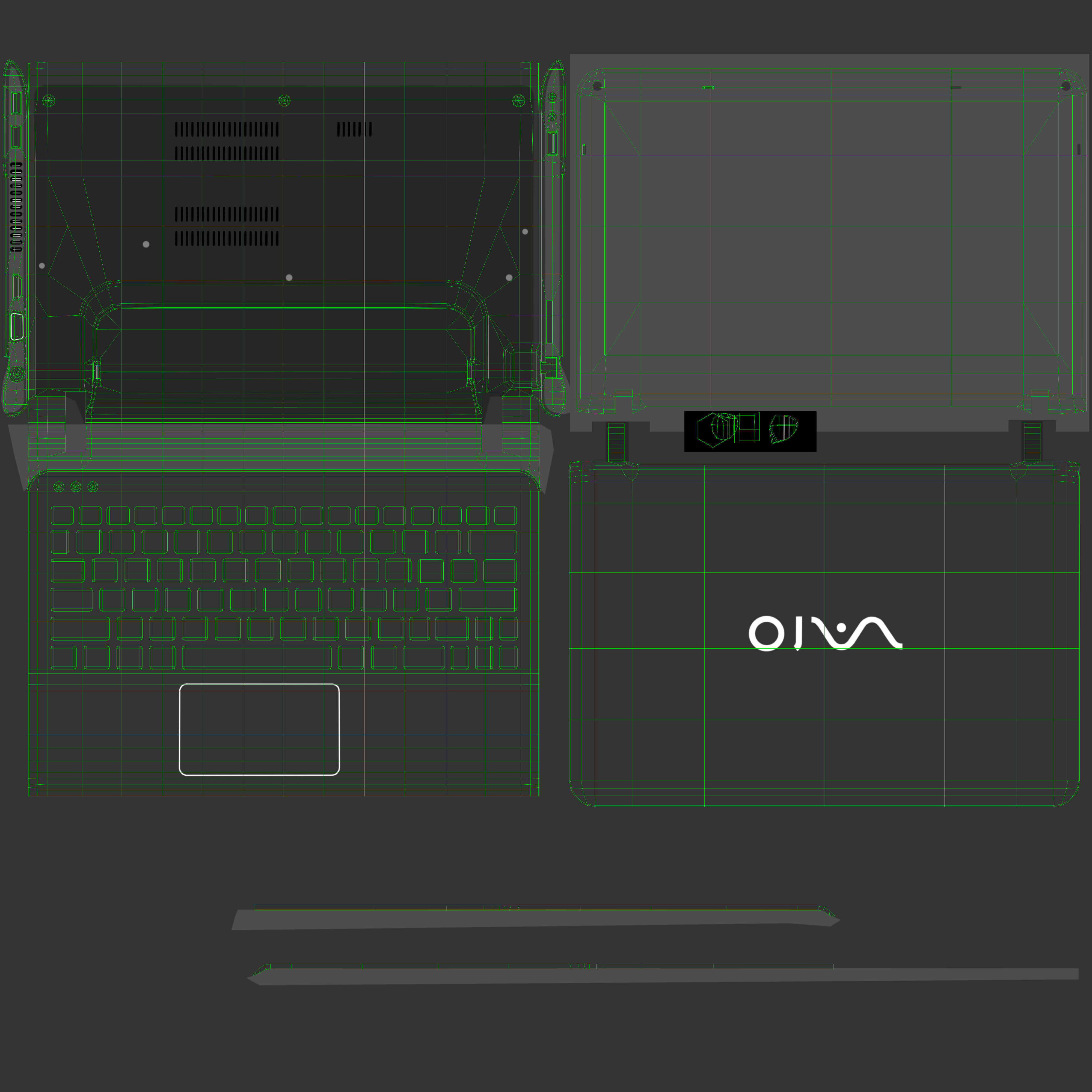 Sony VAIO SVE1112M1R-B laptop Low-poly 3D model_18