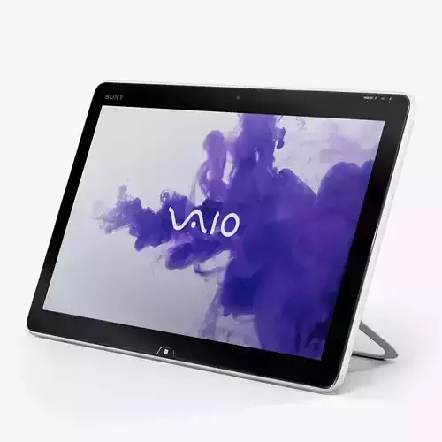 Sony VAIO TAP 20 all-in-one PC Low-poly 3D model