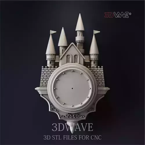 CASTLE WALL CLOCK