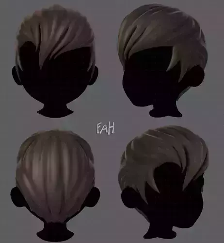 3D Hair style for boy V10
