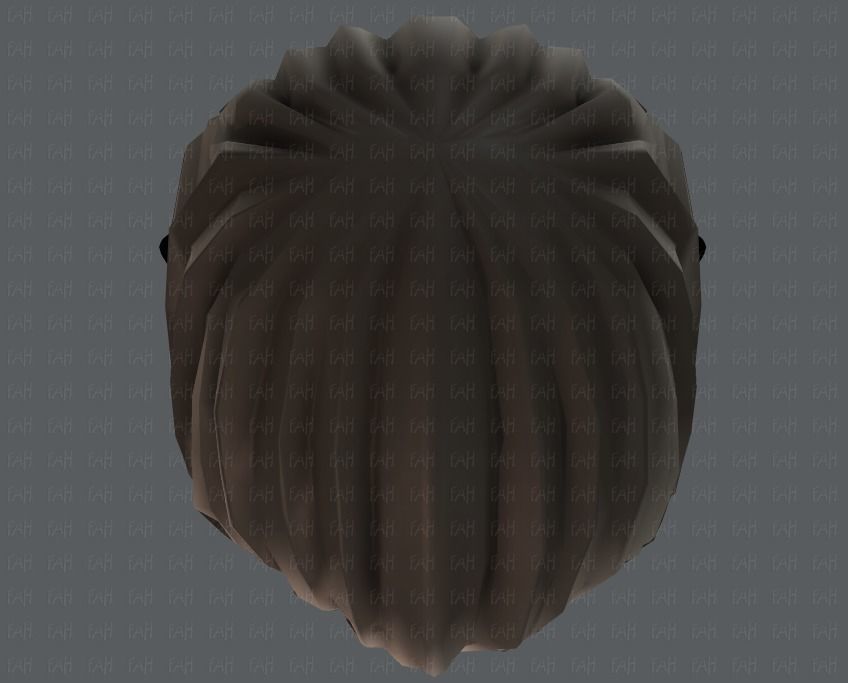 3D Hair style for boy V10 Low-poly 3D model_35