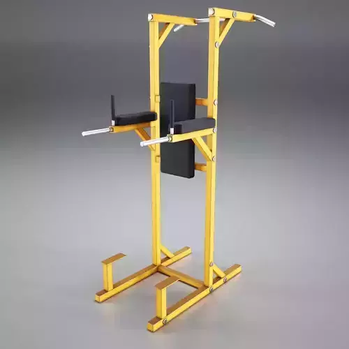 Press Station Low-poly 3D model