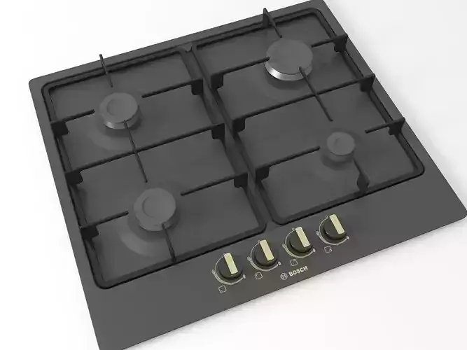 Cooktop 02 3D model
