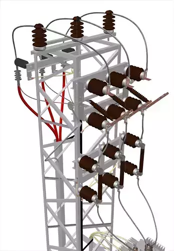 Cable Feeded Tower Transformer Station