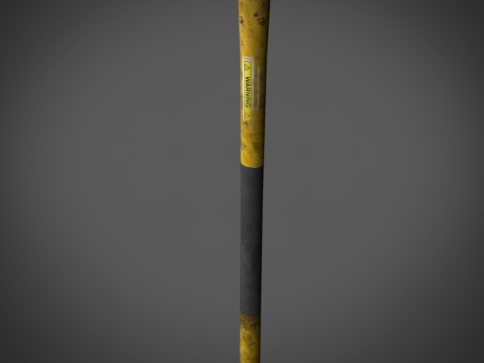 Apocalyptic Sledgehammer - PBR and Game Ready Low-poly 3D model_7