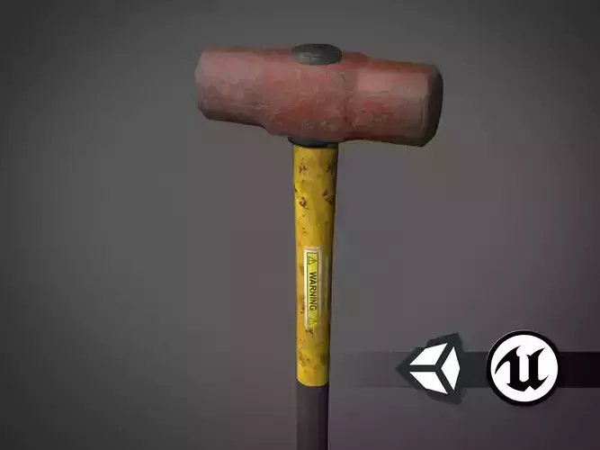 Apocalyptic Sledgehammer - PBR and Game Ready