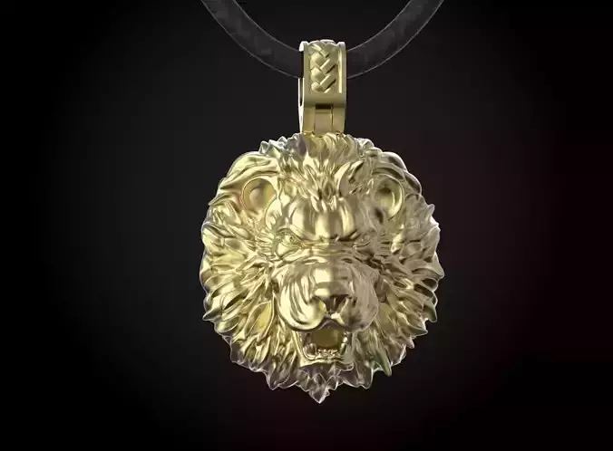 Lion  head pendant