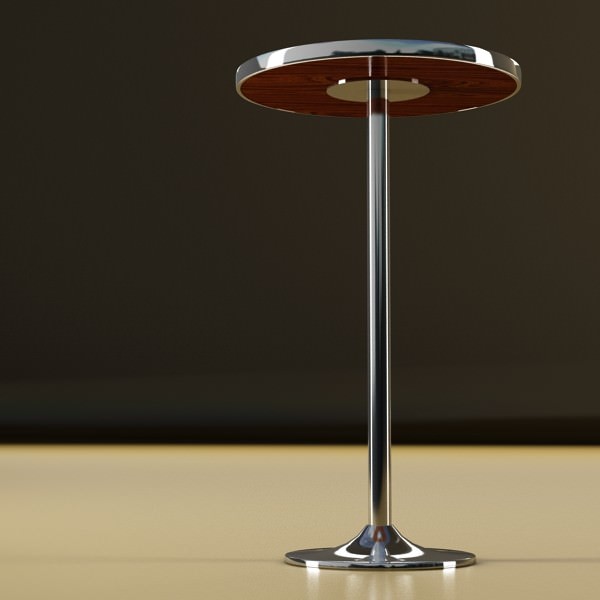 Bar Table and Stool 3D model_14