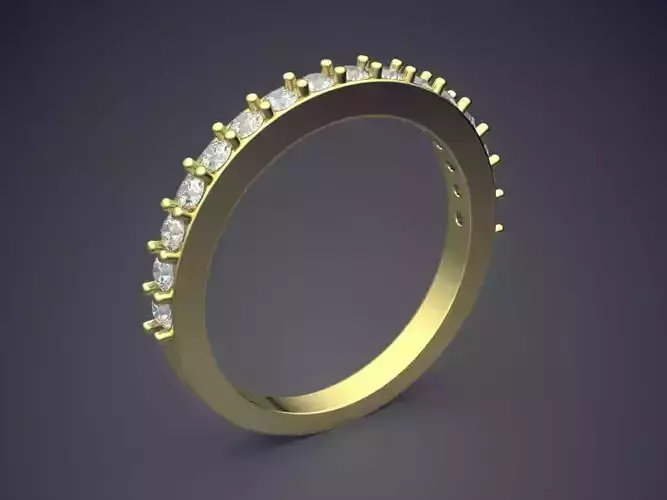 Beautiful Golden  Diamond-Ring for Engagement