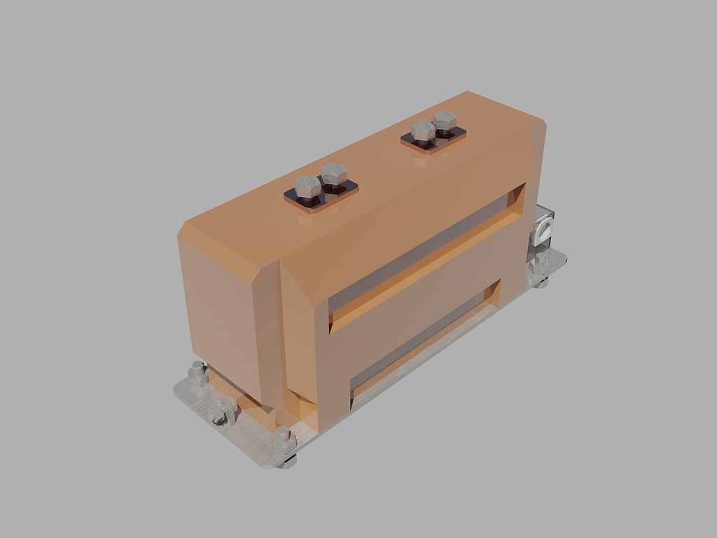 Medium voltage current transformer GIS-12f Free 3D model_2