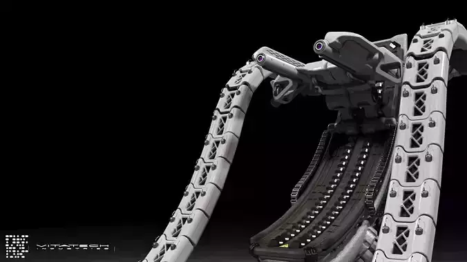 Flying rescue robot concept Free 3D model