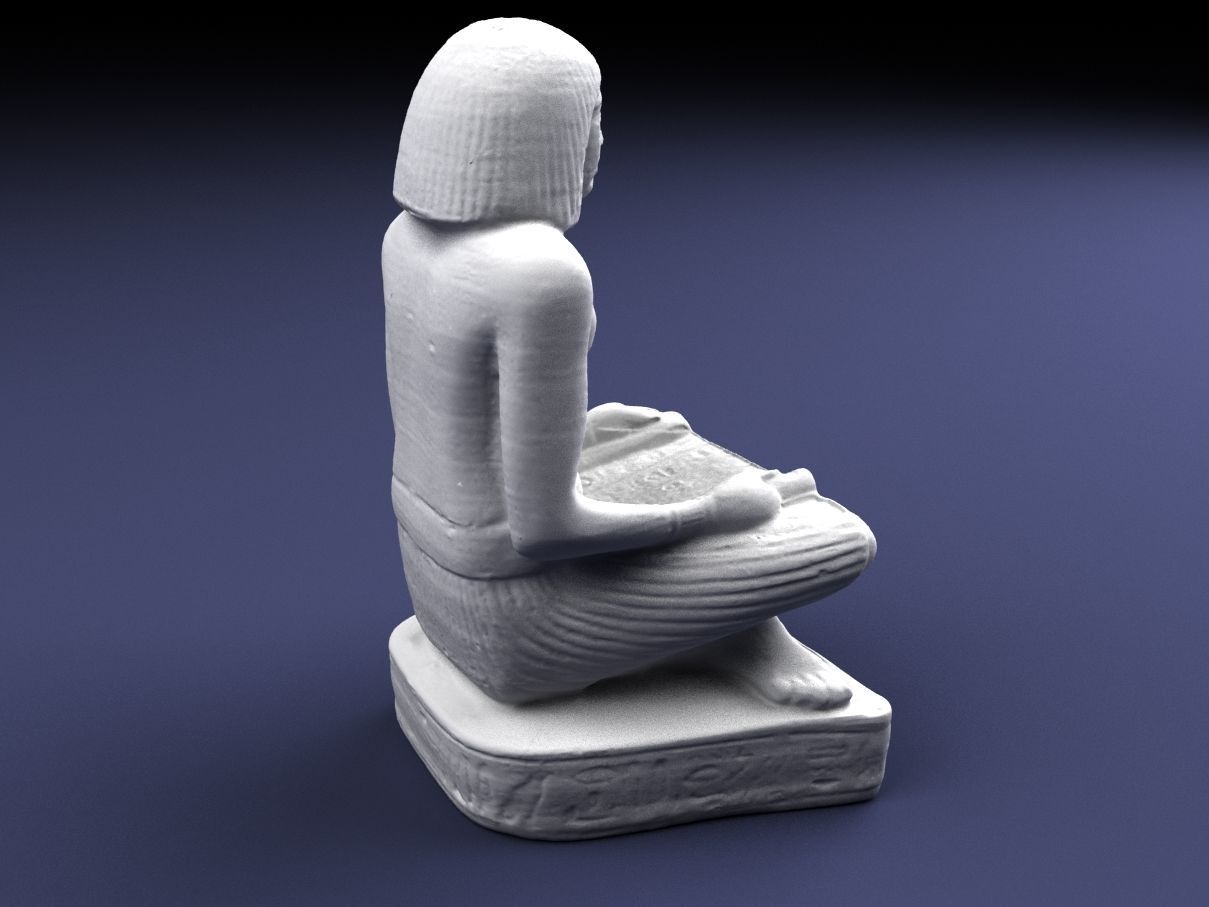 Ancient Egyptian Writer 3D print model_3