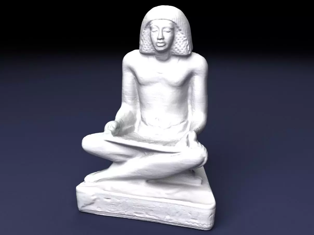 Ancient Egyptian Writer 3D print model_0