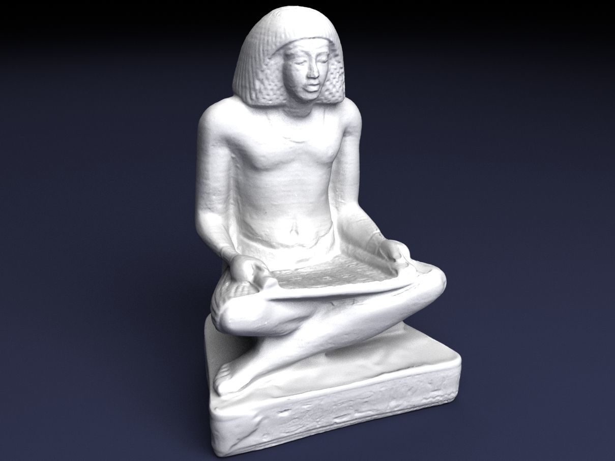 Ancient Egyptian Writer 3D print model_2