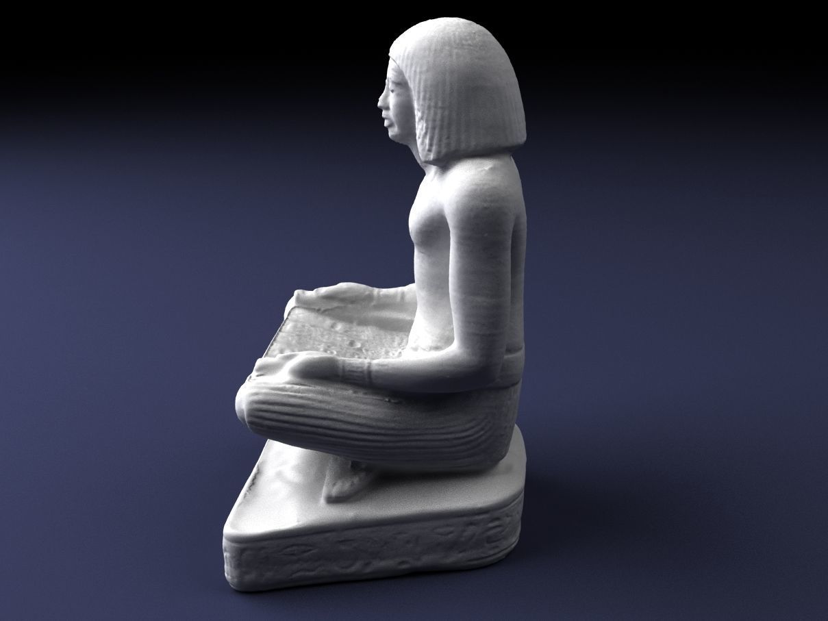 Ancient Egyptian Writer 3D print model_6