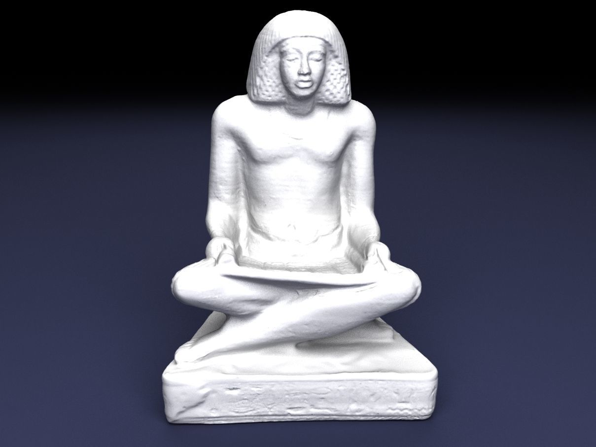 Ancient Egyptian Writer 3D print model_1