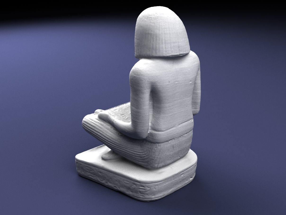 Ancient Egyptian Writer 3D print model_8