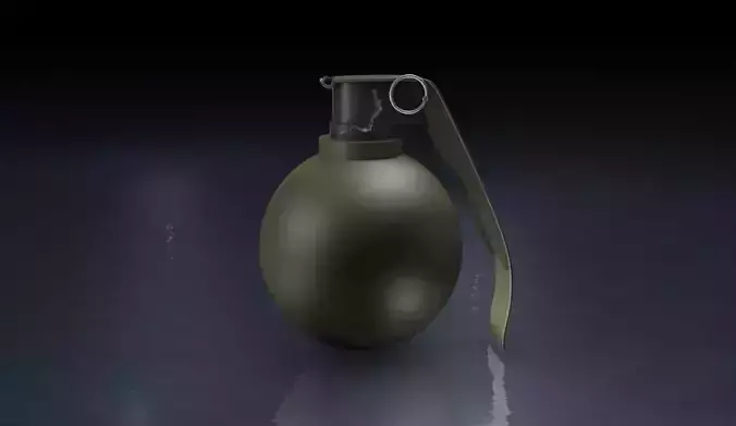 Grenade military in water