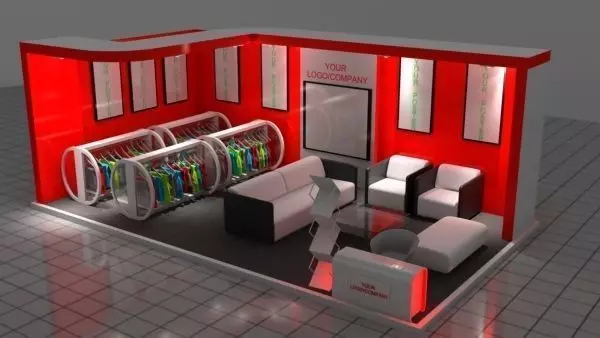 Advertisement Stall 1 3D model