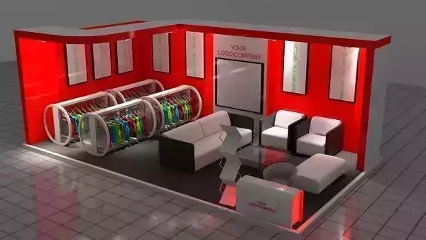 Advertisement Stall 1 3D model